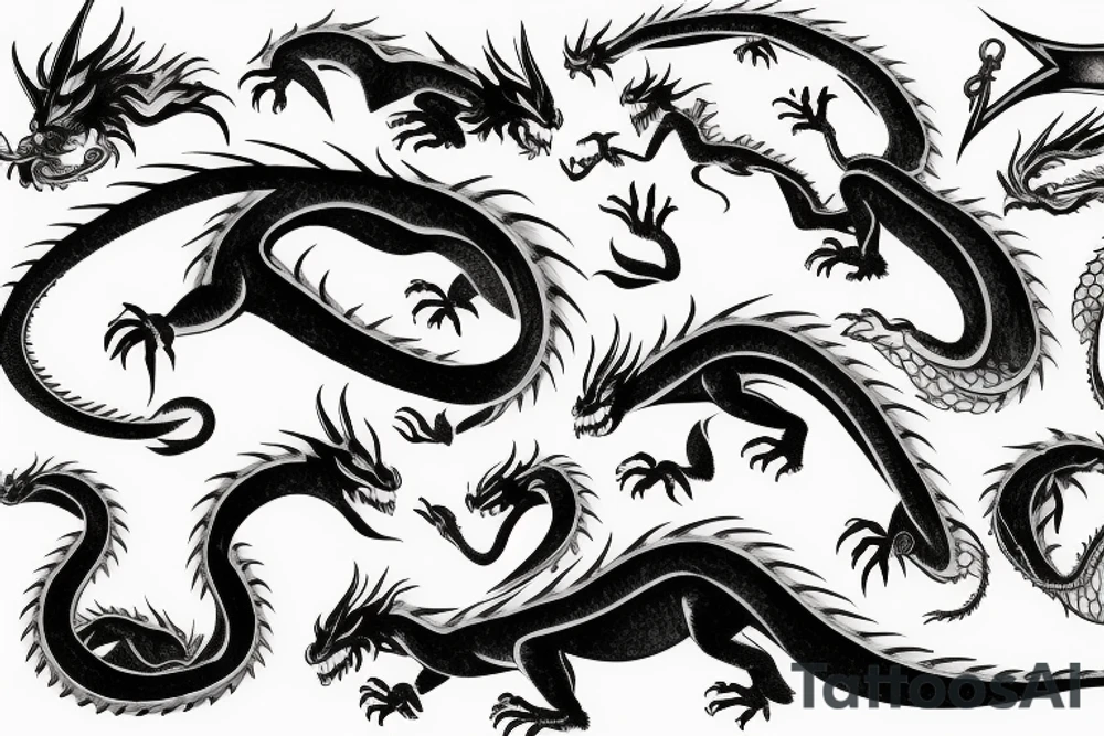 dragon tattoo idea