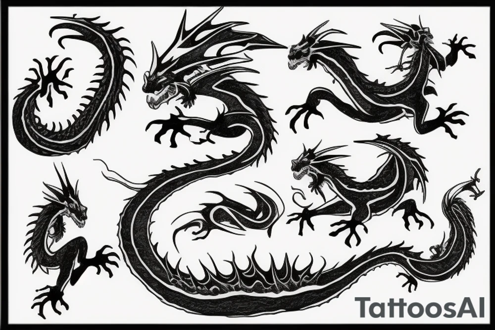 dragon tattoo idea