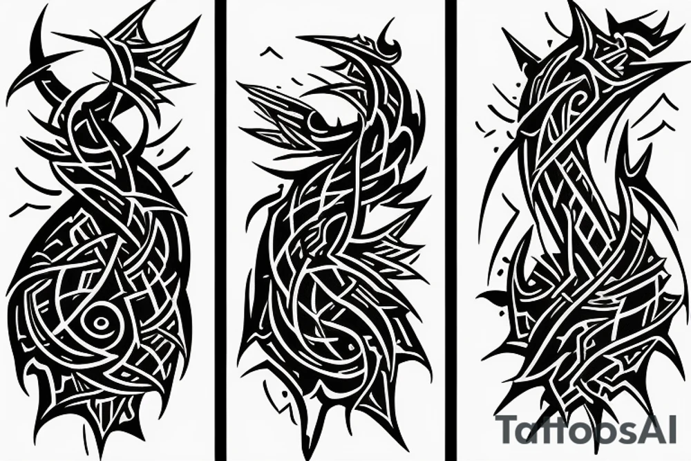Temur Shard Symbol tattoo idea