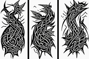 Temur Shard Symbol tattoo idea