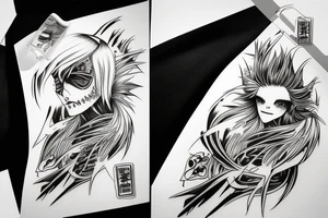 İchigo bleach hollow tattoo idea