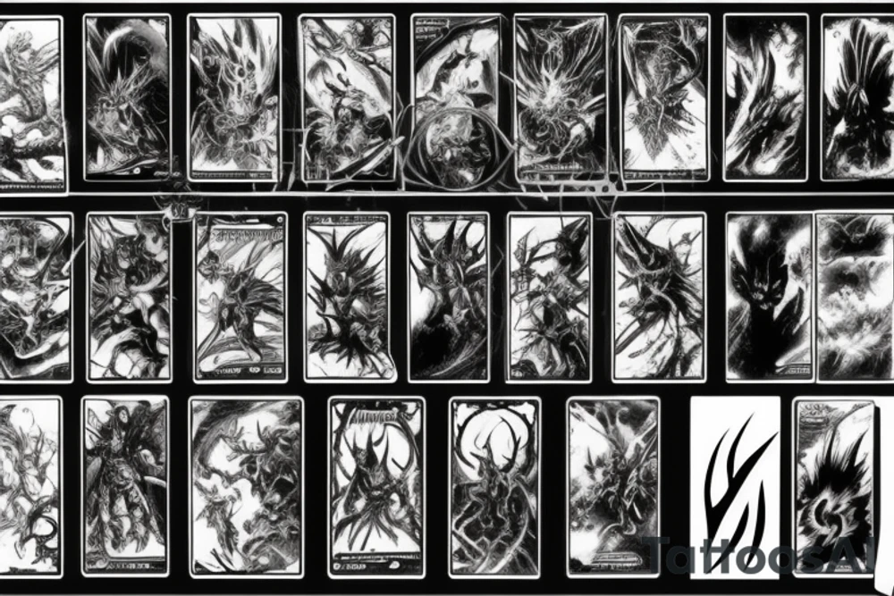 Magic the gathering tattoo idea