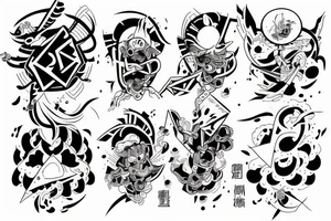 Mathimatics drmon tattoo idea