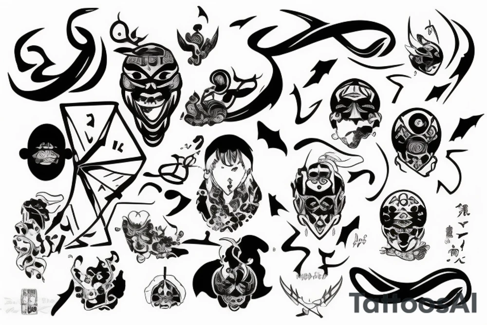 Mathimatics drmon tattoo idea