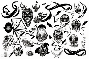 Mathimatics drmon tattoo idea
