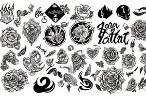 End to start tattoo idea