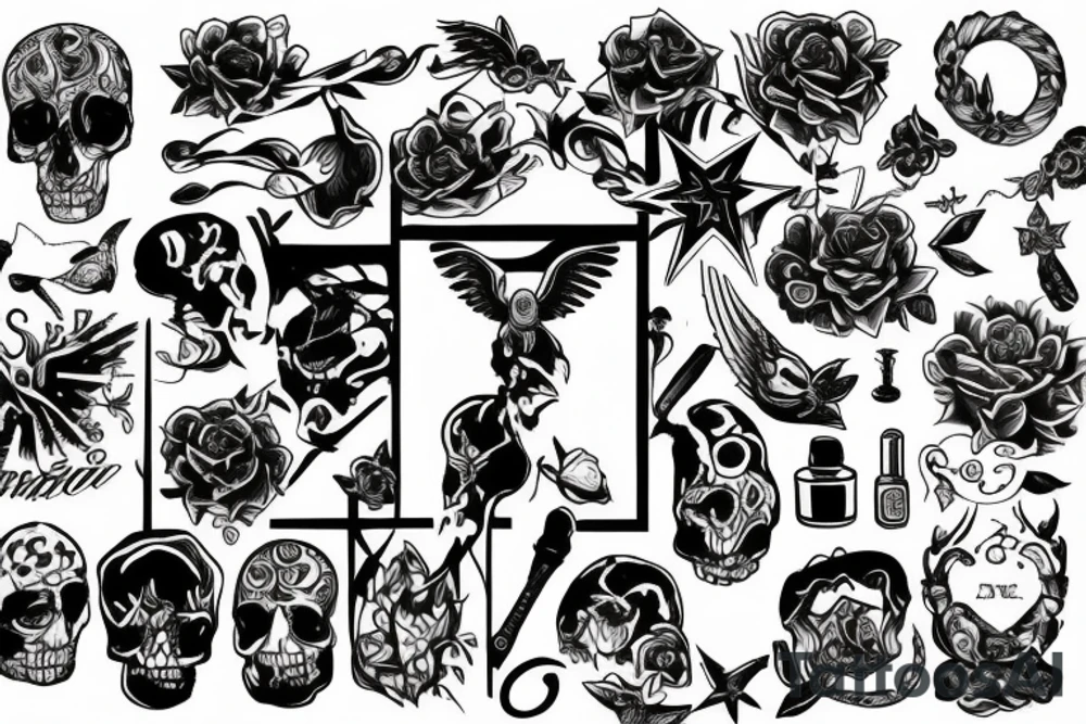 End to start tattoo idea