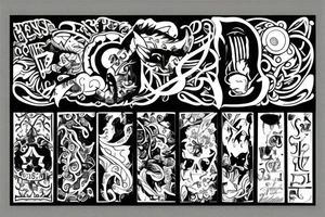 End to start tattoo idea