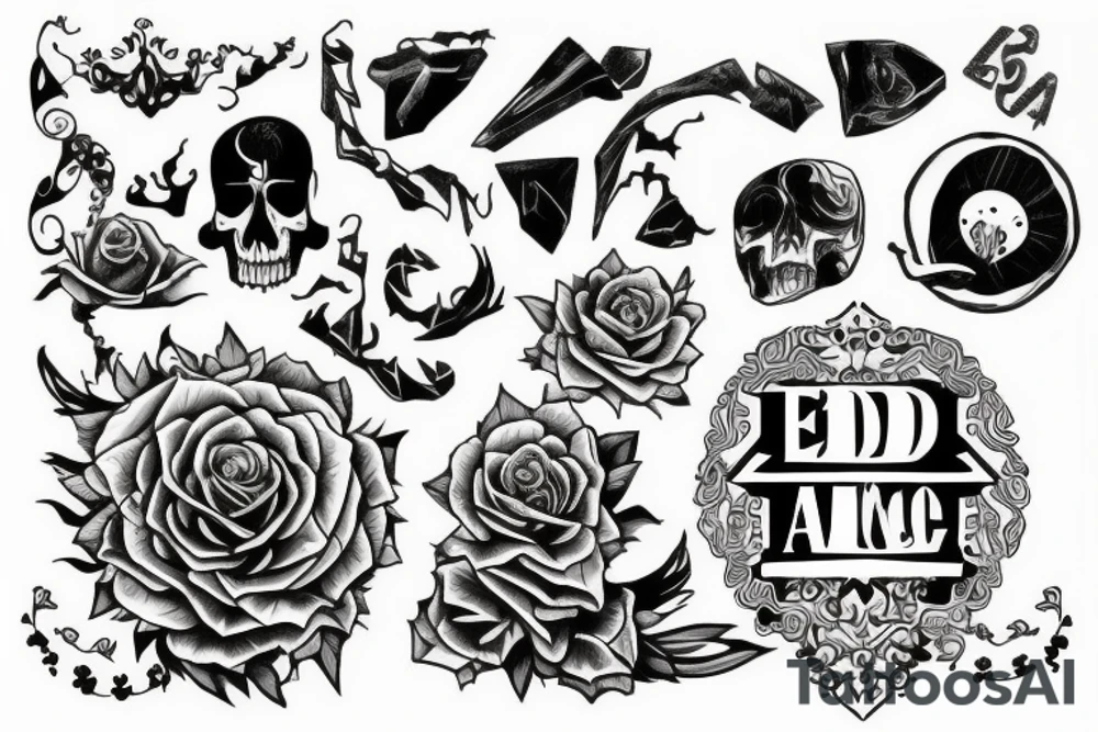 End to start tattoo idea