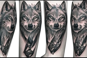 Wolf tattoo idea