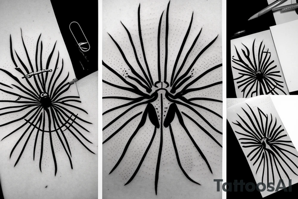 A black widow spider tattoo tattoo idea