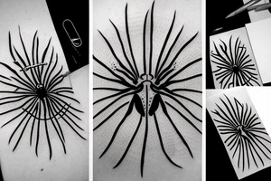A black widow spider tattoo tattoo idea