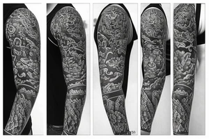Half sleeve Thai tattoo idea