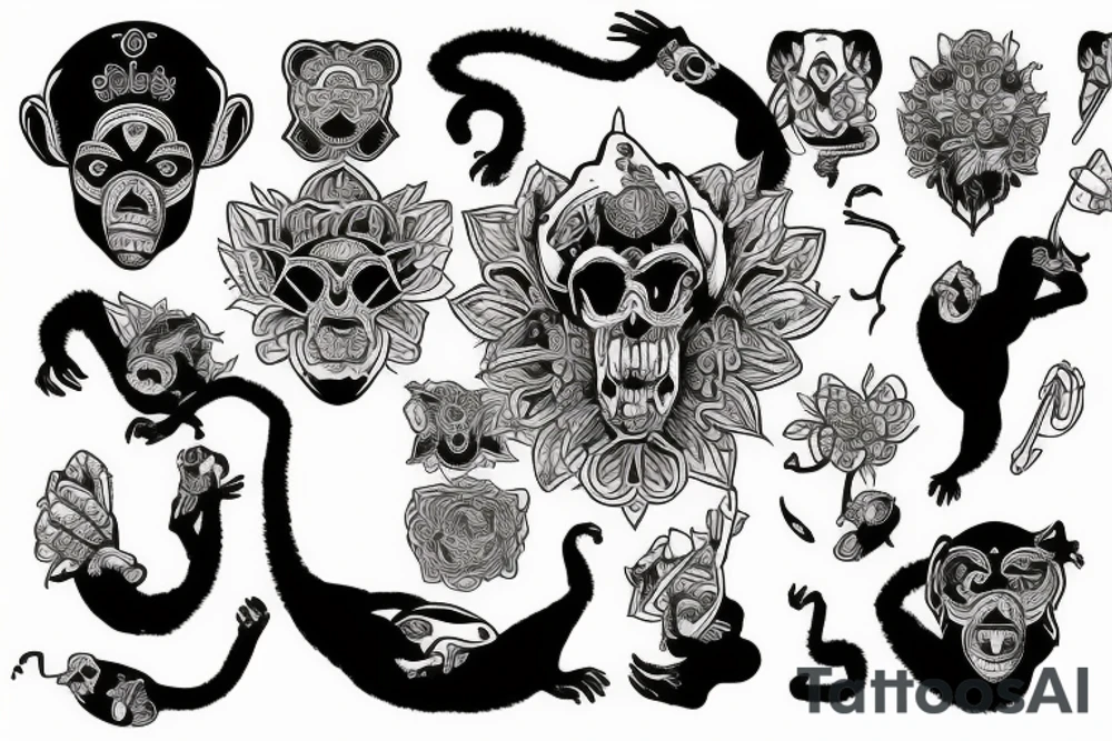 Rufy D.Monkey tattoo idea