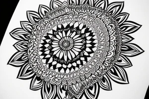 mandala forearm tattoo idea