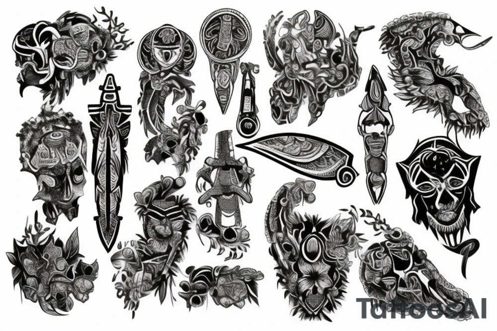 Balisong tattoo idea