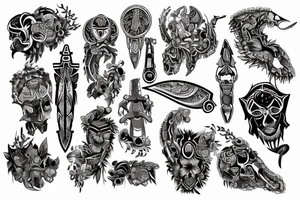 Balisong tattoo idea