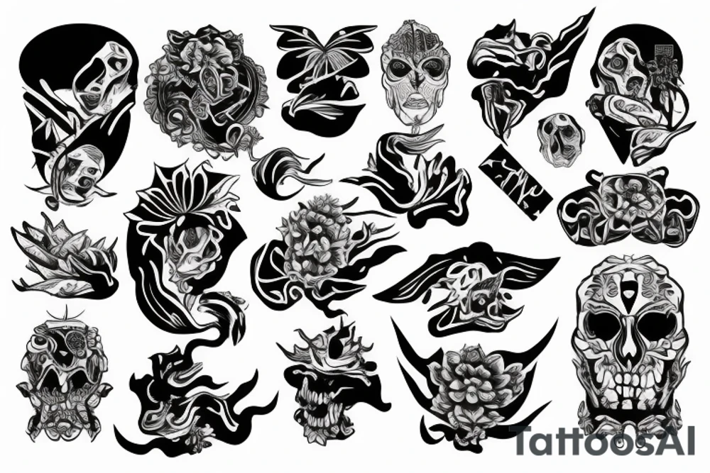 Balisong tattoo idea