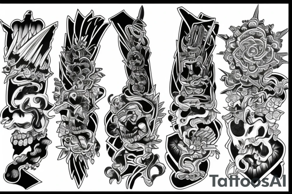 Balisong tattoo idea