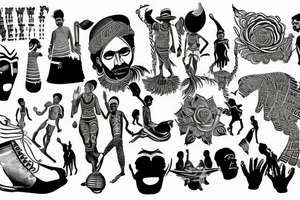 1972 Uganda kicking out all Indian people from the country tattoo idea