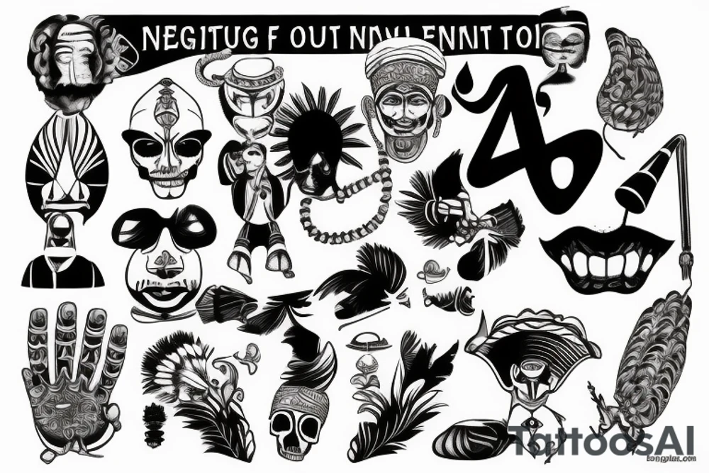 1972 Uganda kicking out all Indian people from the country tattoo idea