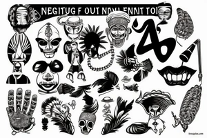 1972 Uganda kicking out all Indian people from the country tattoo idea