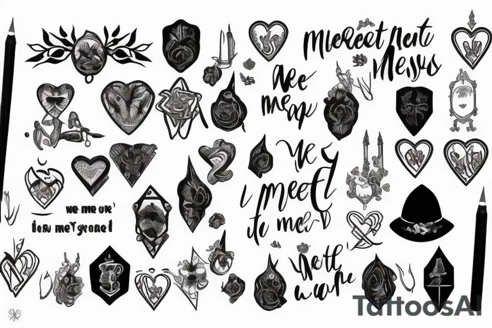 May we meet again tattoo idea