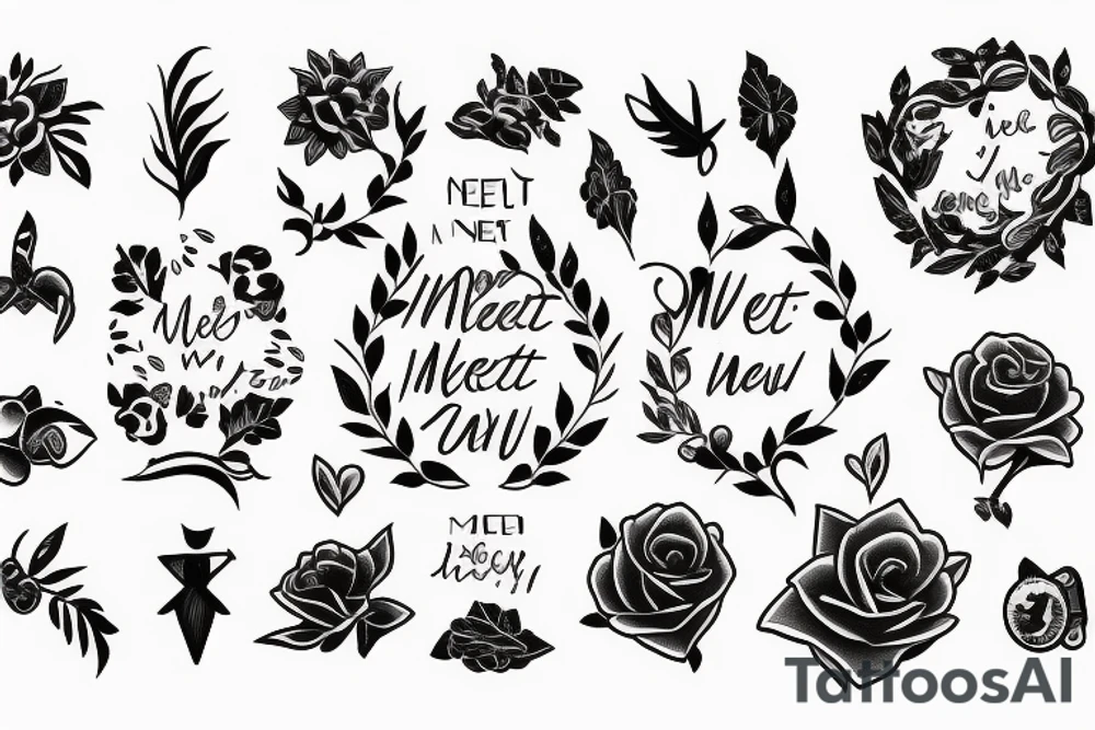 May we meet again tattoo idea
