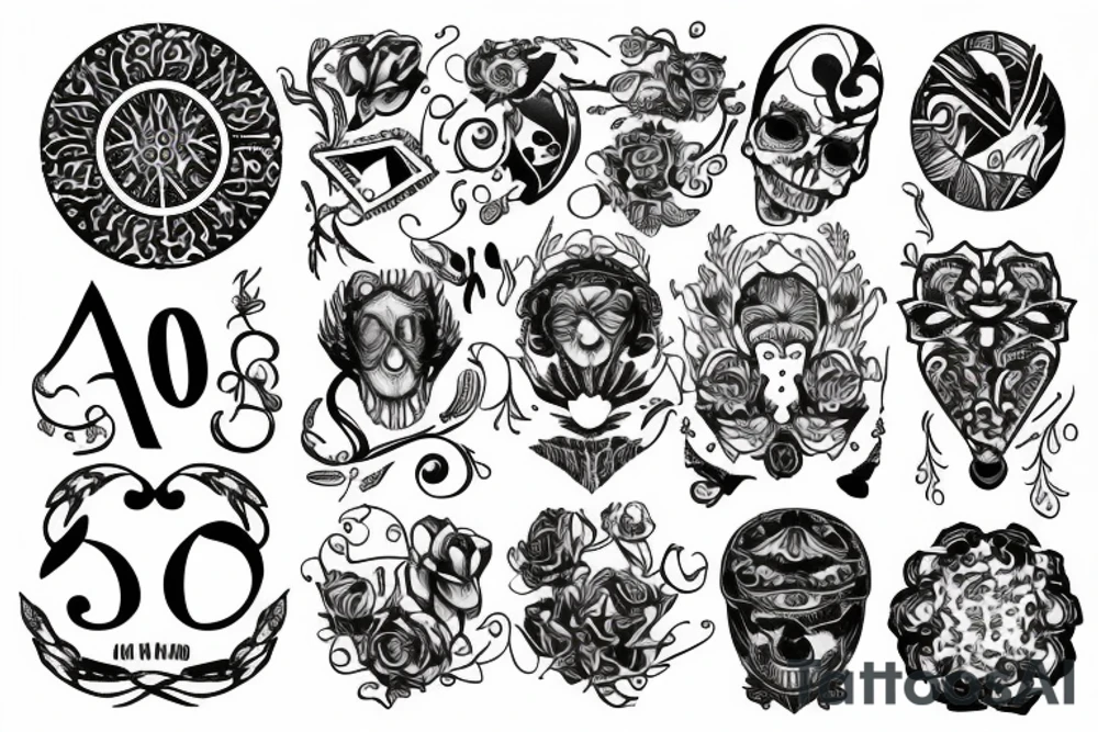 the 100 tattoo idea