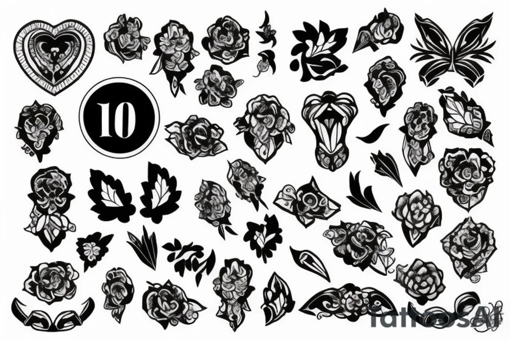 the 100 tattoo idea