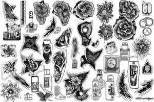Urban tattoos with registered nurse tattoo idea