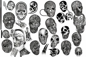 x-ray throat tattoo idea