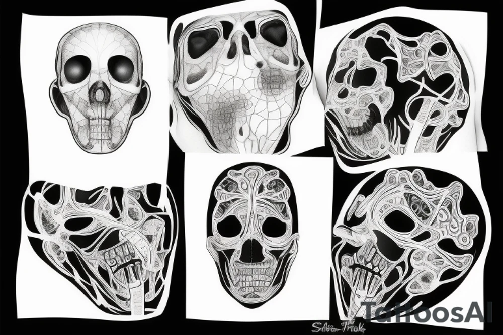 x-ray throat tattoo idea