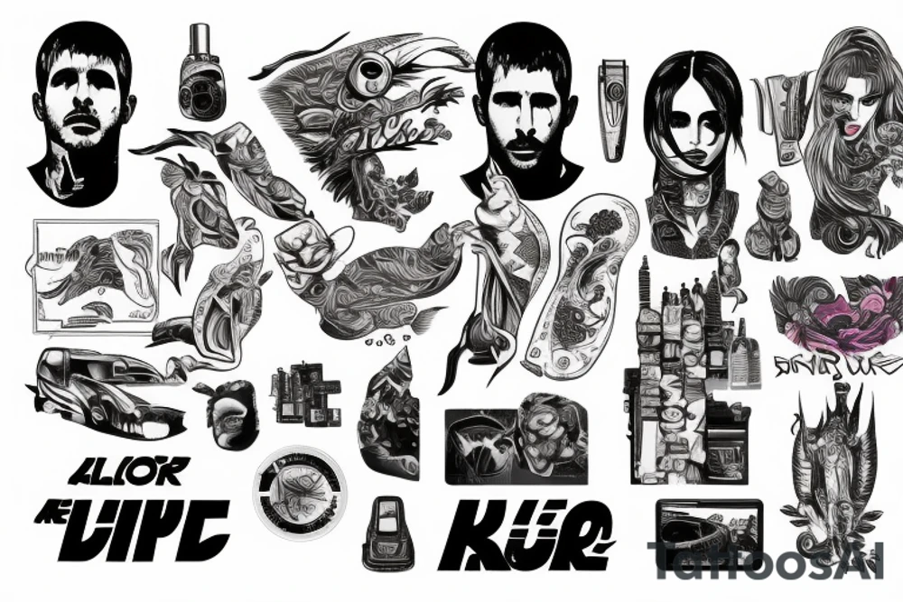 Blade Runner 2049 you look lonely tattoo idea