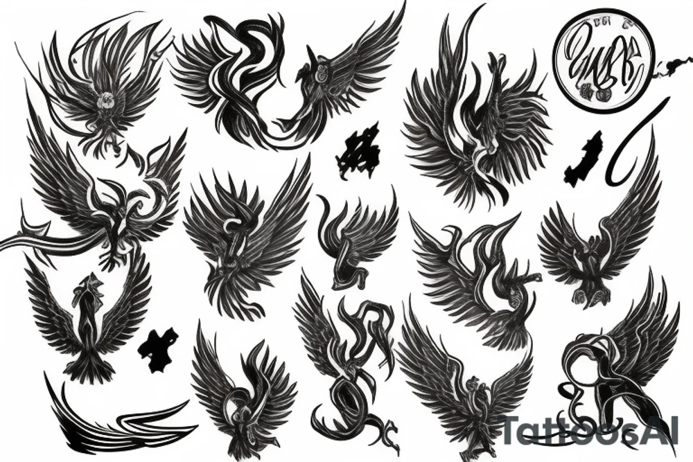 Phoenix tattoo idea