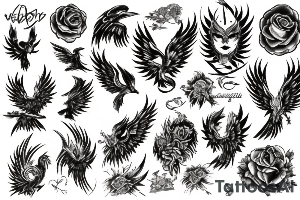 Phoenix tattoo idea