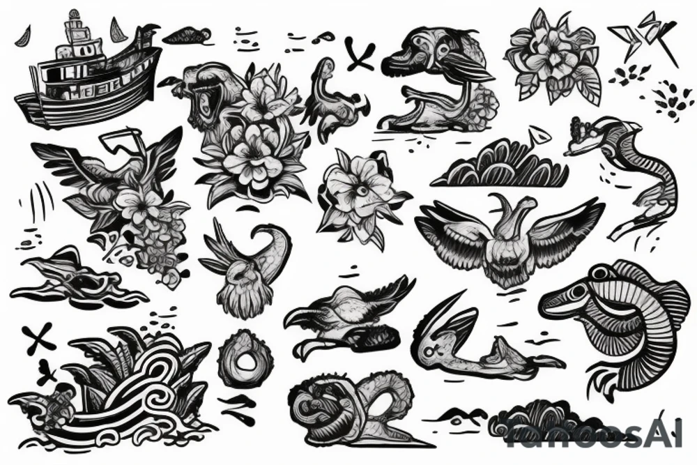 Vietnam island tattoo idea
