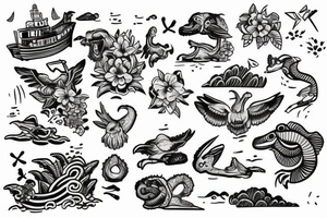 Vietnam island tattoo idea