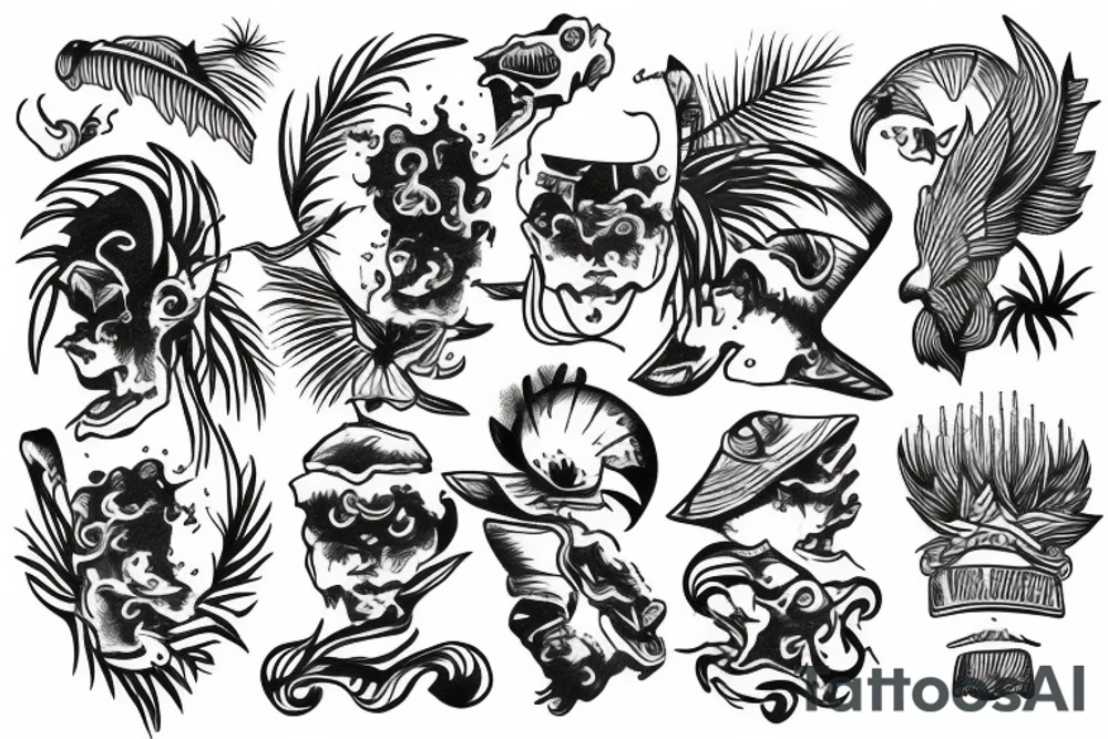 Vietnam island tattoo idea