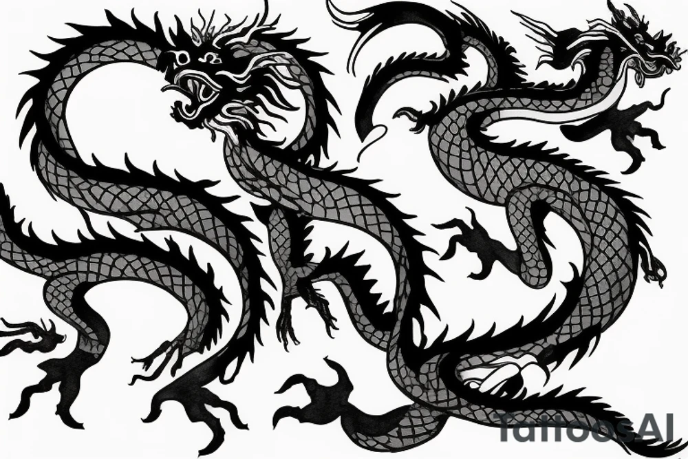 Vietnam dragon tattoo idea