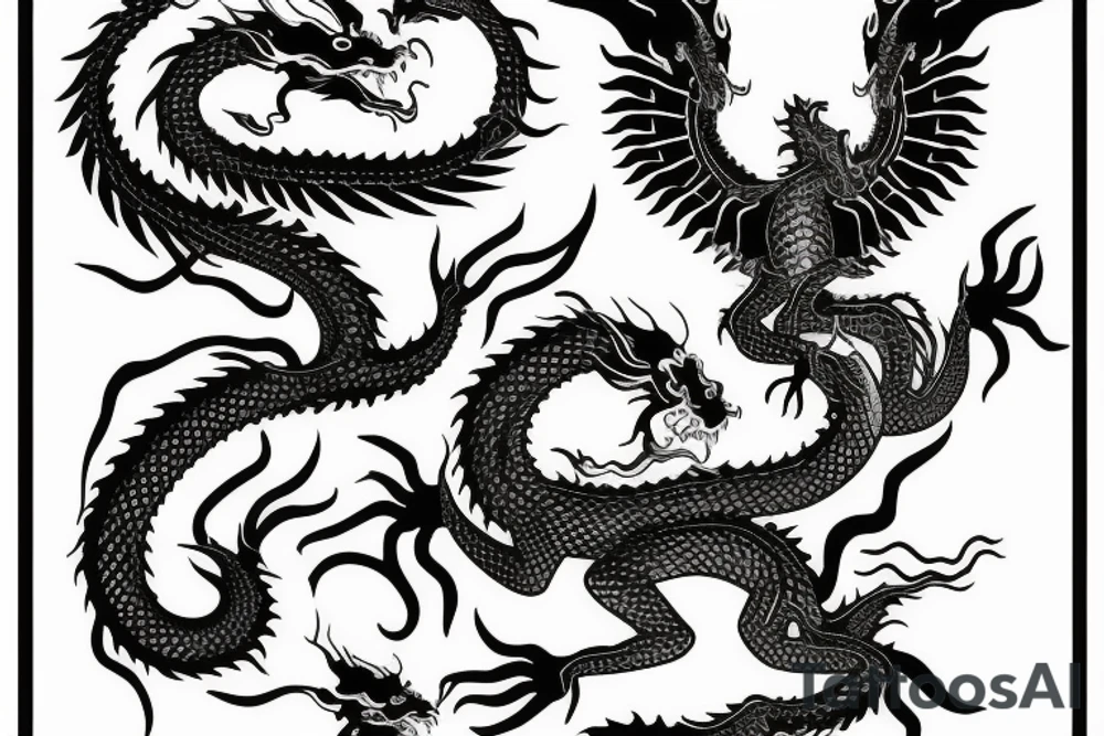 Vietnam dragon tattoo idea