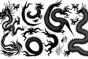 Vietnam dragon tattoo idea
