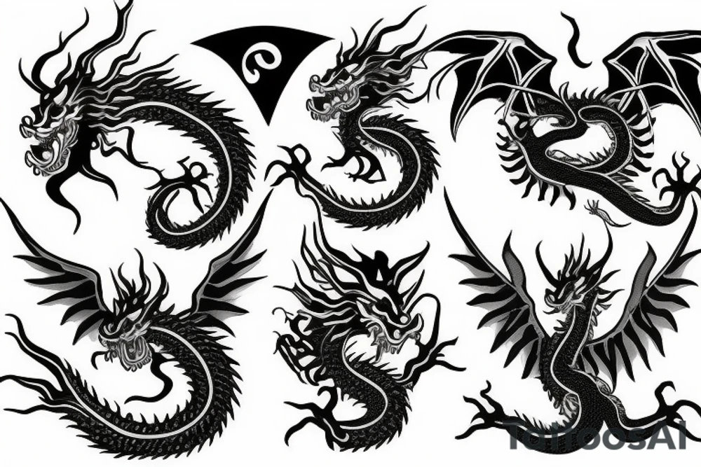 Vietnam dragon tattoo idea