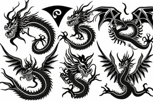 Vietnam dragon tattoo idea