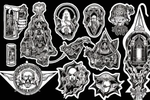 Visual represntation of no church in the wild by watch the throne tattoo idea