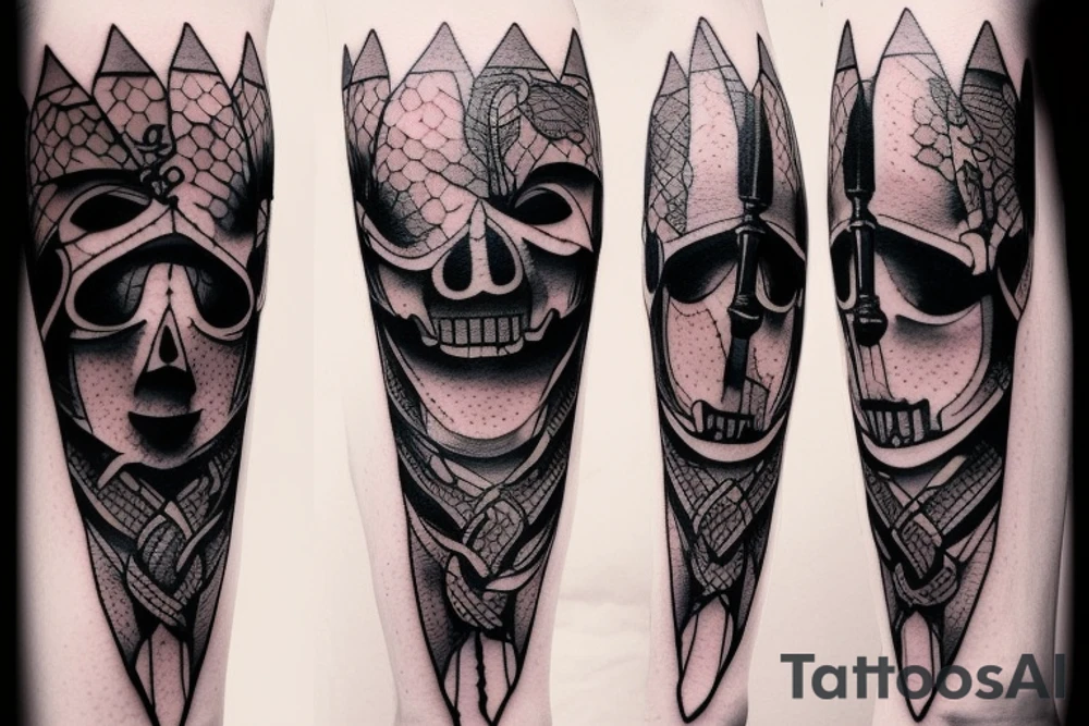 Medieval assassin tattoo idea