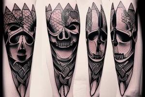 Medieval assassin tattoo idea