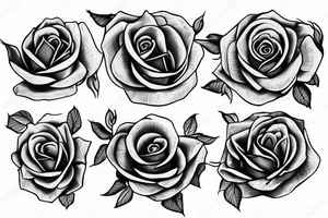 rose tattoo with faith in cursive tattoo idea