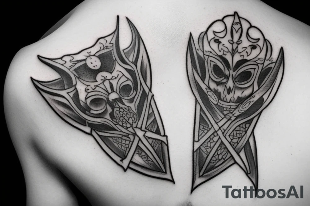 Medieval assassin tattoo idea