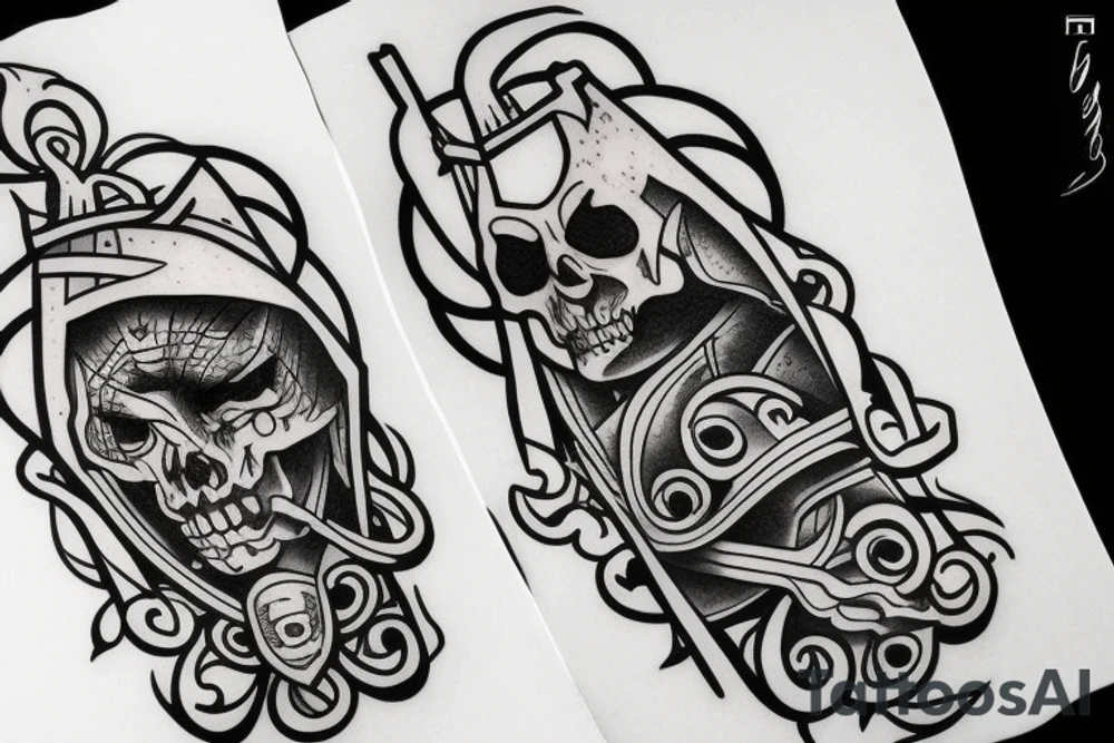 Medieval assassin tattoo idea